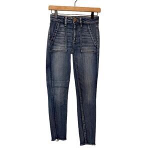 American Eagle Hi-Rise Jegging Crop Utility Pocket Jeans - Size 2